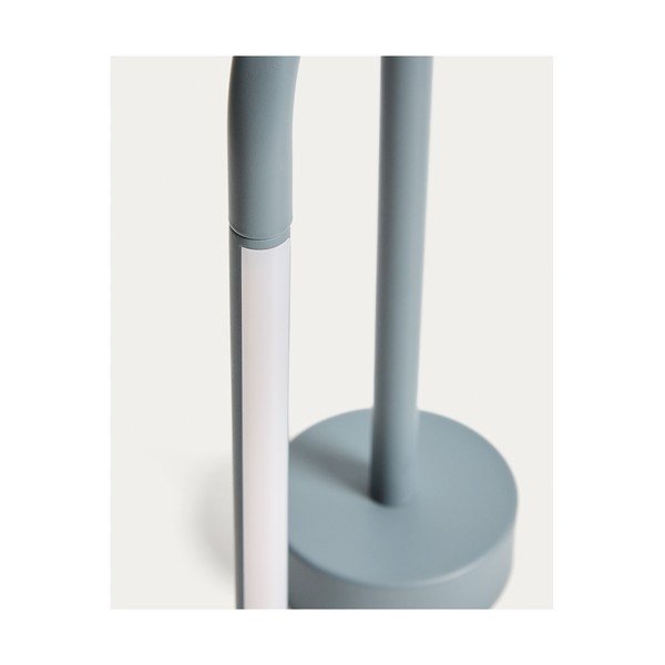 Világoskék fém LED asztali lámpa (magasság 30 cm) Bow – Kave Home-image-4