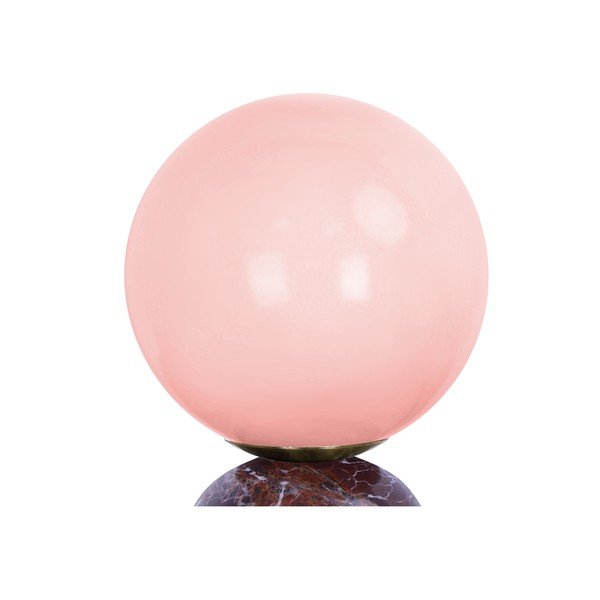 Borvörös márvány asztali lámpa (magasság 20 cm) Lazio Sphere – Leitmotiv-image-4