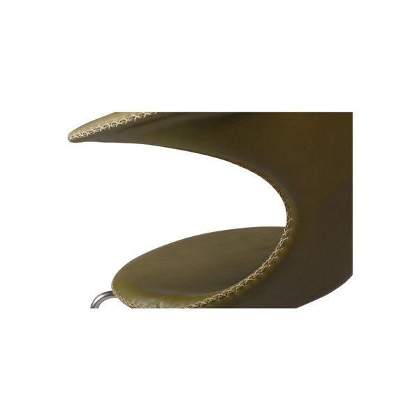 Flair zöld bőr szék - DAN-FORM Denmark-image-1