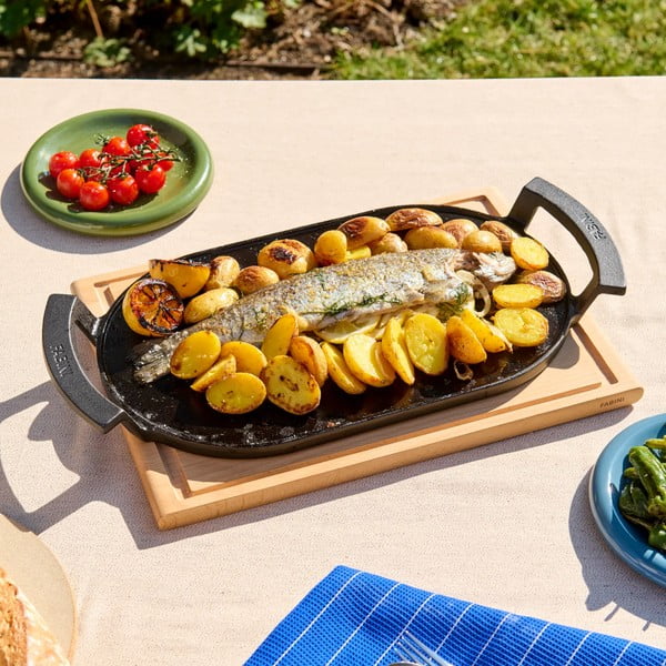 Öntöttvas grillező lap Lore – FABINI-image-1