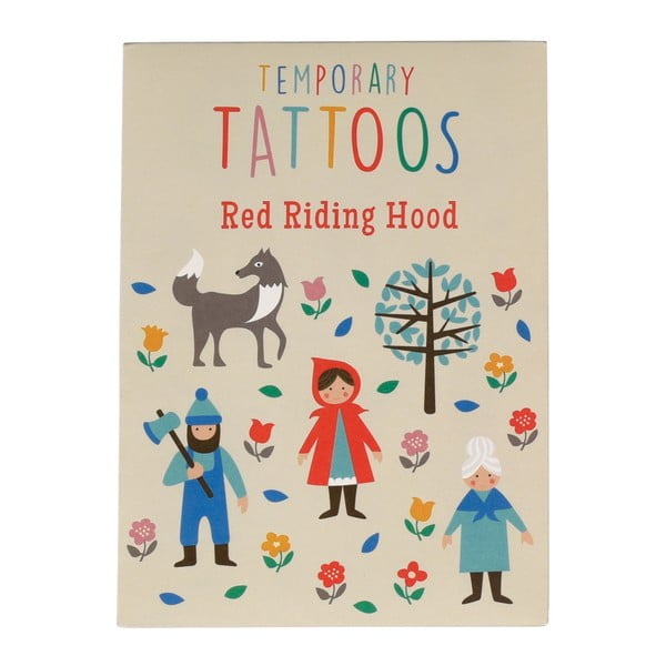 Red Riding Hood lemosható tetoválás szett - Rex London