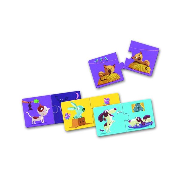 Ellentétek gyerek puzzle - Djeco-image-2