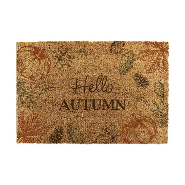 Kókuszrost lábtörlő 40x60 cm Hello Autumn – Artsy Doormats
