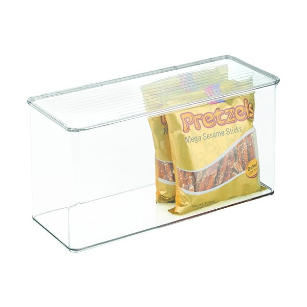 Átlátszó fedeles tároló, 14,5 x 34 cm - iDesign-image-3