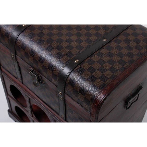 Barna bortartó szekrény, palackok száma 6, 41x48 cm – Deco Pleasure-image-1