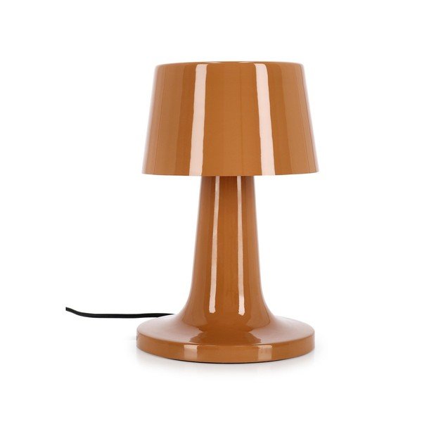 Narancssárga fém LED asztali lámpa fém búrával (magasság 51 cm) Turner – Bizzotto