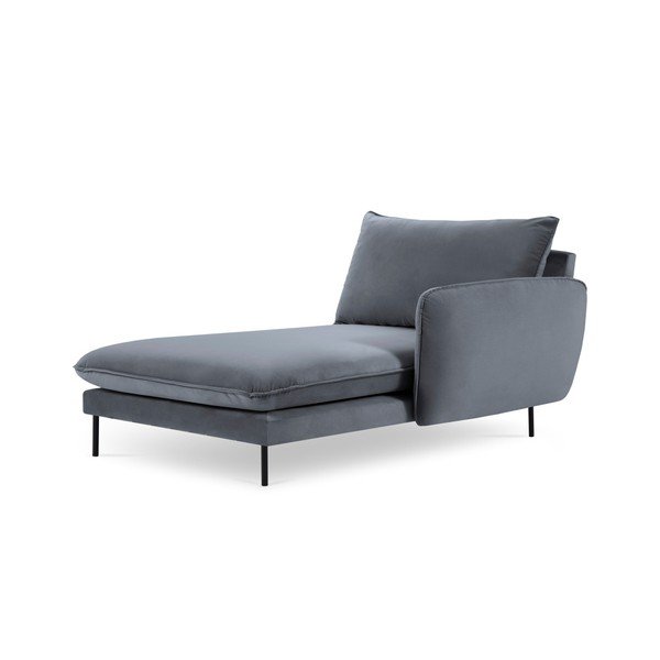 Vienna szürke bársony heverő, jobb oldali - Cosmopolitan Design-image-3