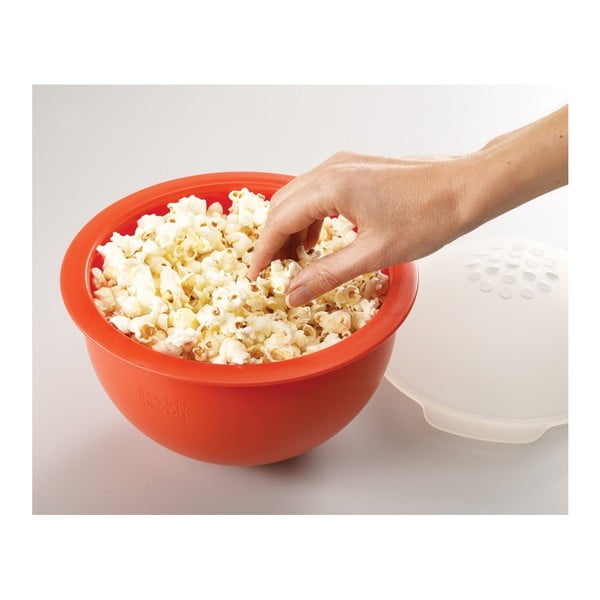 M-Cuisine Popcorn Maker piros pattogatott kukorica készítő tál - Joseph Joseph-image-4
