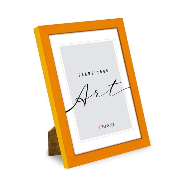 Narancssárga álló-fali képkeret 20x26 cm – knor