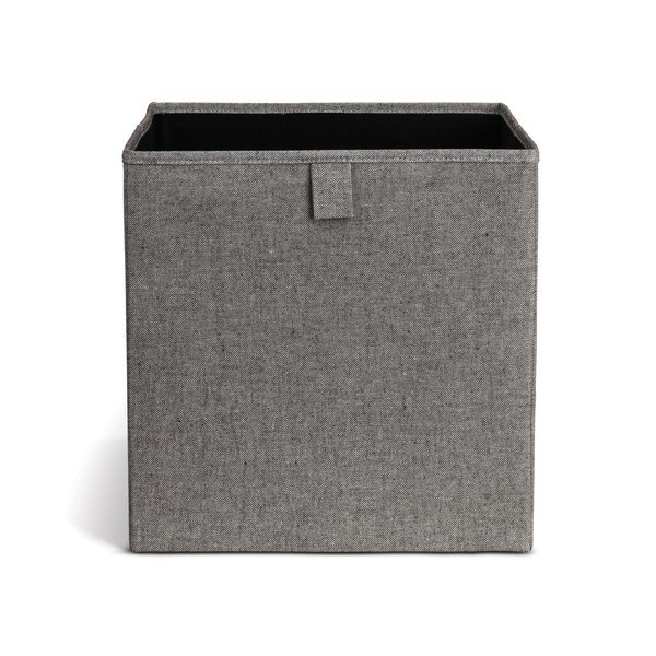 Szürke textil tárolódoboz 32x31,5x31,5 cm Soft Storage Cube – Bigso
