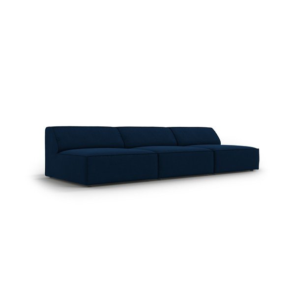 Sötétkék bársony kanapé 240 cm Jodie – Micadoni Home-image-3