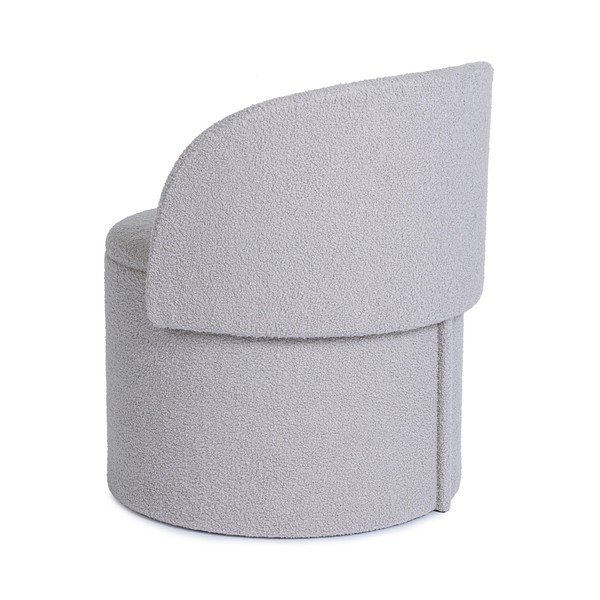 Világosszürke buklé puff Anthea – Yes Everyday-image-2