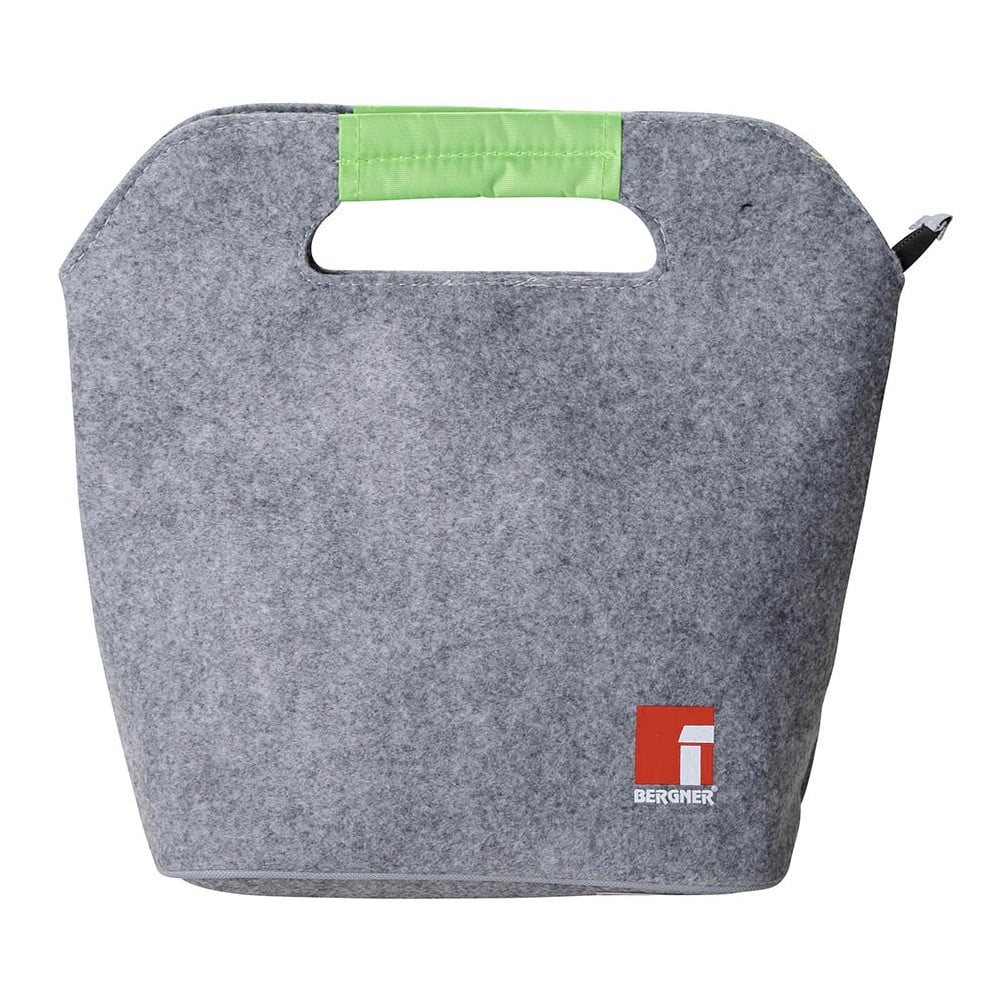 Business szürke-zöld ételhordó doboz, evőeszközzel és táskával - Bergner