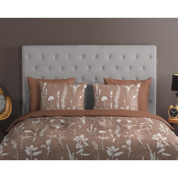 Barna egyszemélyes-hosszabbított pamut ágyneműhuzat 140x220 cm Rav – Good Morning-image-2