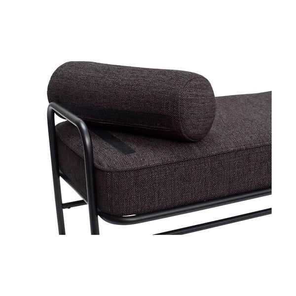 Pipe barna heverő párnával - Hübsch-image-2