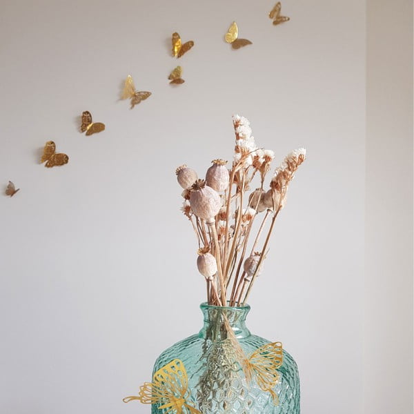 Butterflies Gold 36 db öntapadós aranyszínű pillangó - Ambiance-image-4