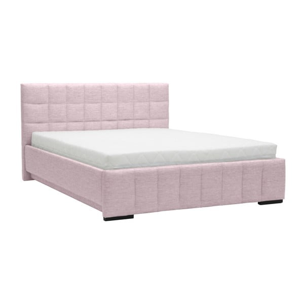 Dream halvány rózsaszín kétszemélyes ágy, 160 x 200 cm - Mazzini Beds