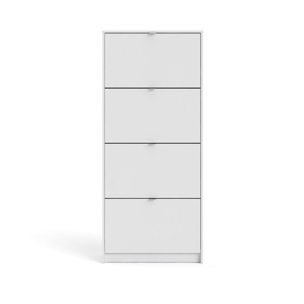 Fehér billenő ajtós cipőtartó Shoes – Tvilum-image-2