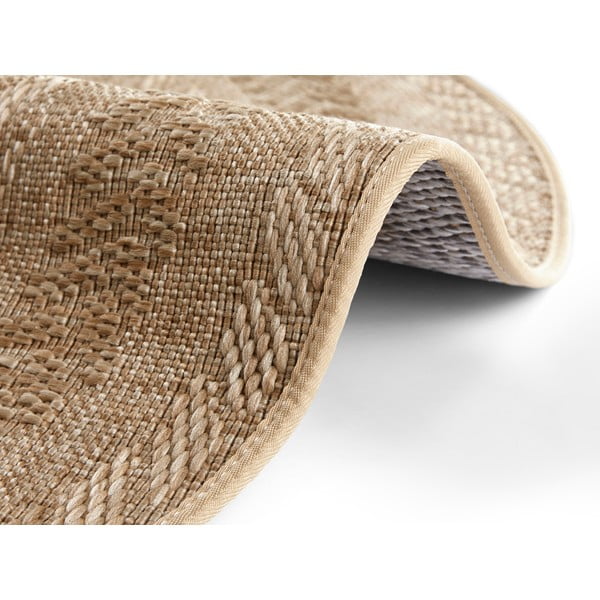 Almendro bézs kültéri szőnyeg, Ø 160 cm - NORTHRUGS-image-3