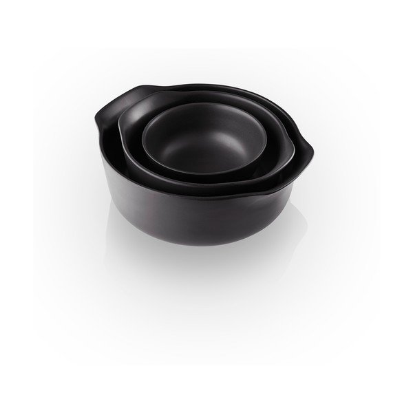 Nordic fekete agyagkerámia tálka, ø 13,5 cm - Eva Solo-image-1