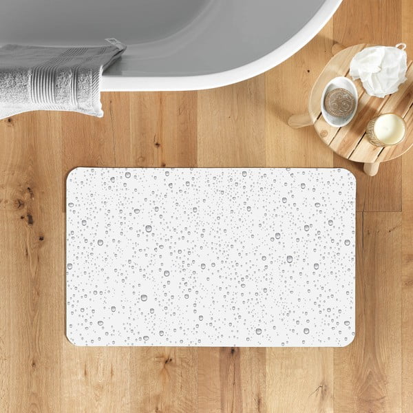 Világosszürke fürdőszobai kilépő 50x80 cm Splash – douceur d'intérieur-image-1