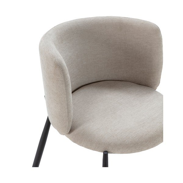 Bézs kárpitozott étkezőfotel szett 2 db-os Ginny – MOME-image-4