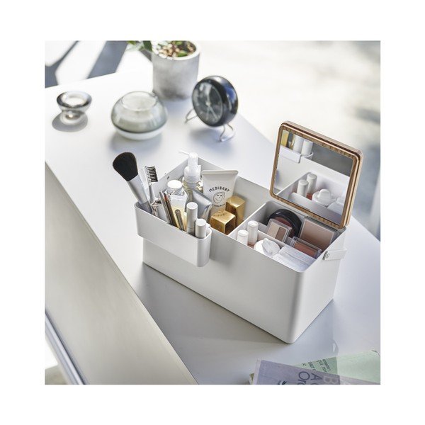 Fehér fém fürdőszobai kozmetikum rendszerező - YAMAZAKI-image-1