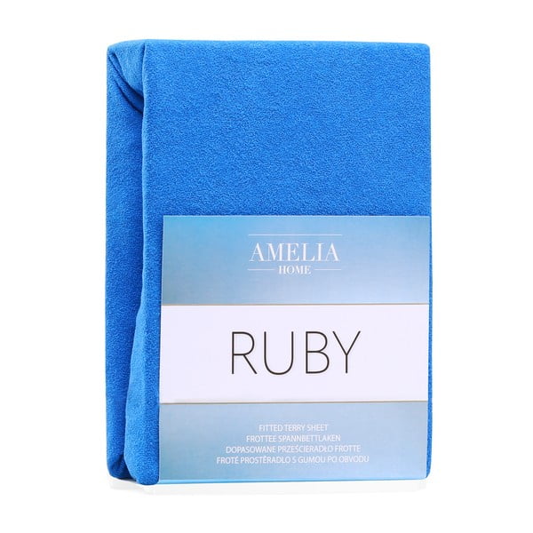 Ruby kék gumis lepedő, 200 x 100-120 cm - AmeliaHome-image-1