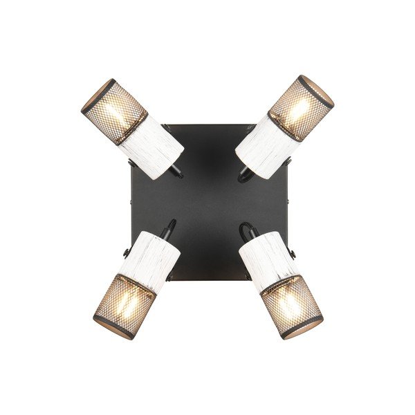 Fekete-fehér spotlámpa ø 9 cm Tosh – Trio-image-2