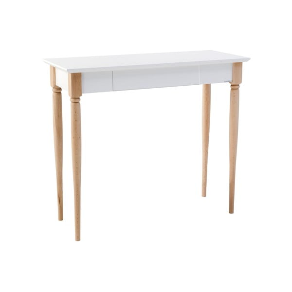 Mamo fehér íróasztal, szélesség 85 cm - Ragaba