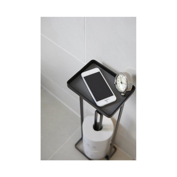 Tower fekete WC-papír tartó - YAMAZAKI-image-2