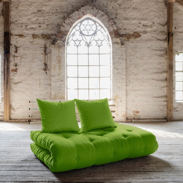 Shin Sano Natur/Lime kihúzható kanapé - Karup