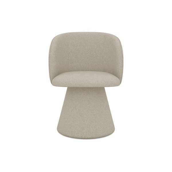 Bézs kárpitozott étkezőfotel Maia – Makamii-image-1