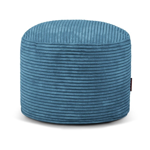 Kék kordbársony babzsákfotel Mini – SLOWDOWN