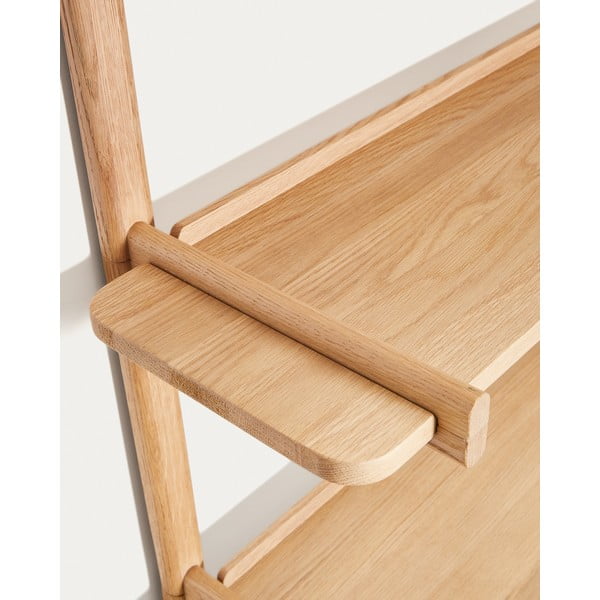 Natúr színű tölgyfa moduláris polcrendszer 90x98 cm Sitra – Kave Home-image-4
