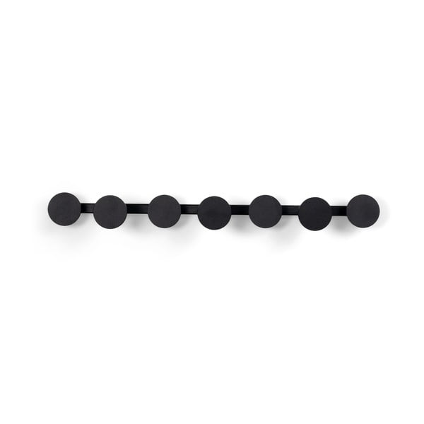 Fekete fém fali fogas Bottoni – Spinder Design