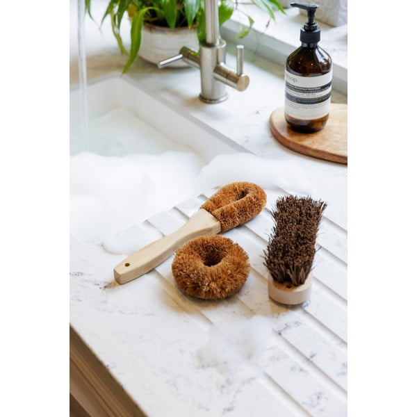 Bambusz tisztítókefe szett 3 db-os Natural Elements - Kitchen Craft-image-4
