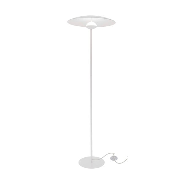 Fehér LED állólámpa fém búrával (magasság 140 cm) Lund – Candellux Lighting