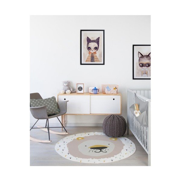 Lion gyerekszőnyeg, ⌀ 120 cm - Little Nice Things-image-2
