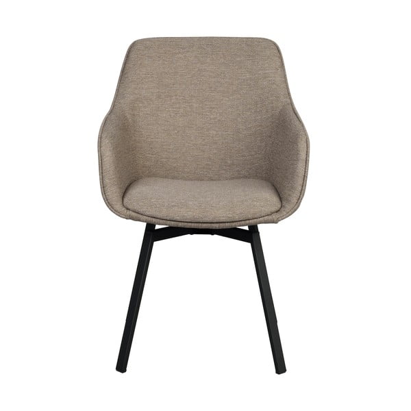 Bézs kárpitozott étkezőfotel szett 2 db-os Alison – Rowico-image-2