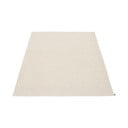 Krémszínű kültéri-beltéri szőnyeg 140x200 cm Mono Linen Vanilla – Pappelina