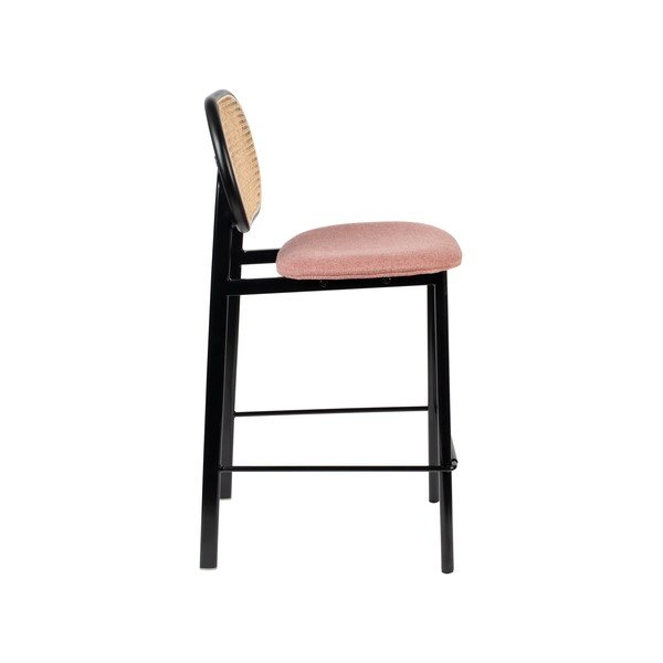 Fekete-világos rózsaszín bárszék 94 cm Spike – Zuiver-image-3