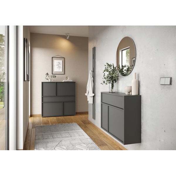 Antracitszürke előszoba bútor Ameca 2.0 – Germania-image-4