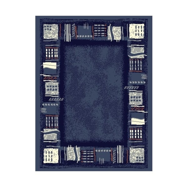 Prime Pile Square kék szőnyeg, 170 x 120 cm - Hanse Home
