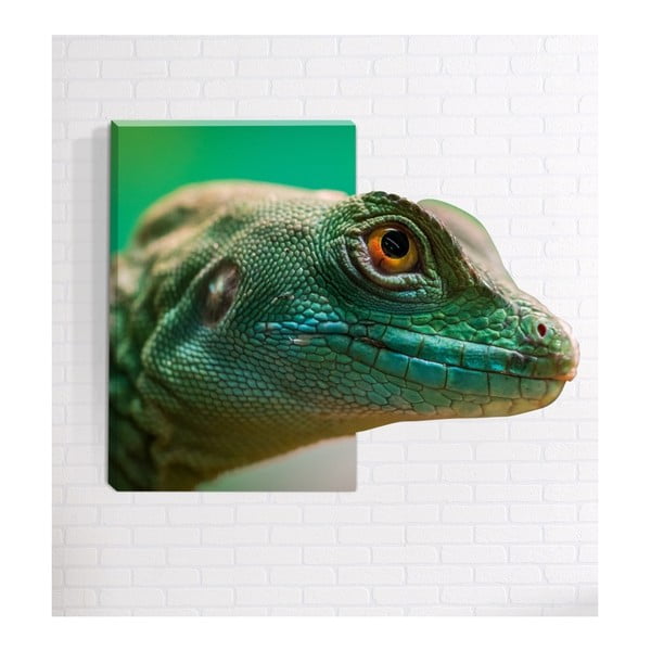 Lizzard 3D fali kép, 40 x 60 cm - Mosticx