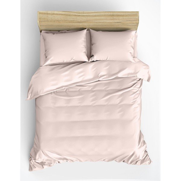Bézs kétszemélyes hosszabbított pamut-szatén ágyneműhuzat 240x220 cm Elegant – Mijolnir-image-2