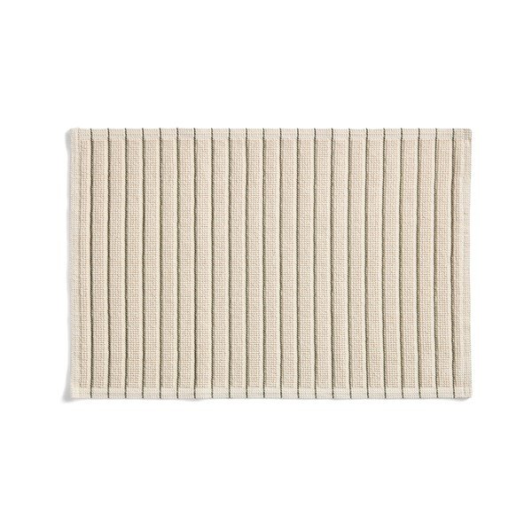 Zöld-bézs textil fürdőszobai kilépő 50x80 cm Merade – Kave Home
