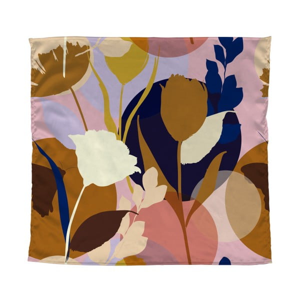 Flowers színes kendő, 55 x 55 cm - Madre Selva