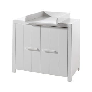 Fehér borovi fenyő alacsony gyerek komód pelenkázó feltéttel 100x96 cm ERIK – Vipack