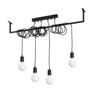 Vakors fekete függőlámpa, hosszúság 100 cm - Nice Lamps
